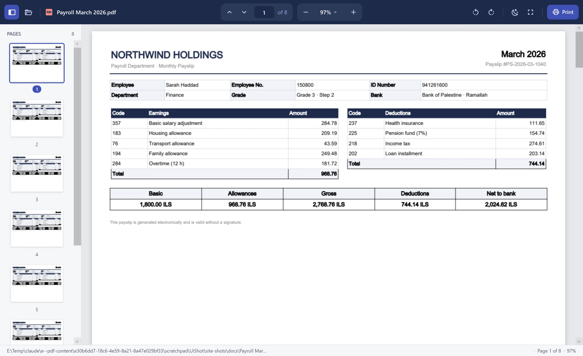 PDF Viewer screenshot